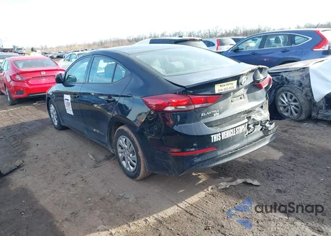 2018 Hyundai Elantra Se from USA, damaged, VIN KMHD74LF5JU613662